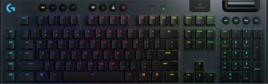 Logitech G G915 LIGHTSPEED Wireless RGB Mechanical Gaming Keyboard - GL Tactile Tastatur RF Wireless + Bluetooth Karbon 
